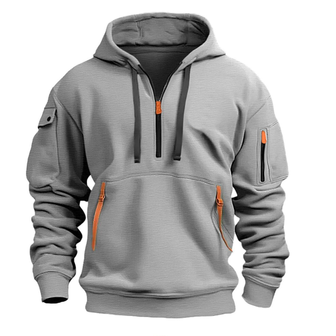 Bastien | Men's Comfortable Zip Front Sports Hoodie