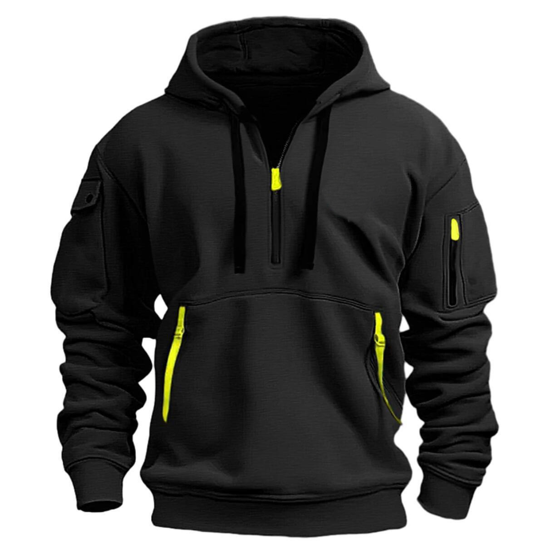 Bastien | Men's Comfortable Zip Front Sports Hoodie