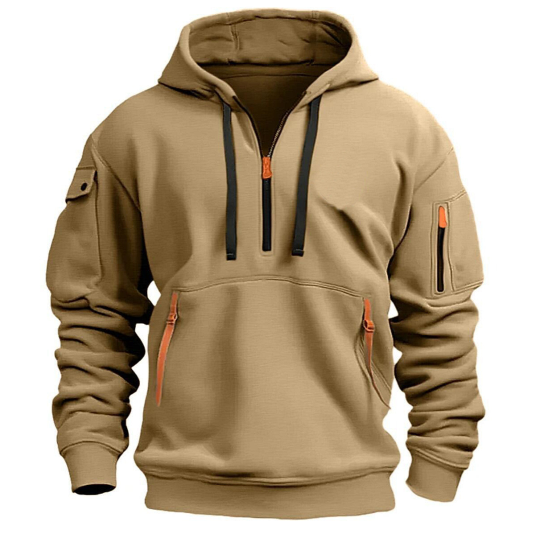 Bastien | Men's Comfortable Zip Front Sports Hoodie