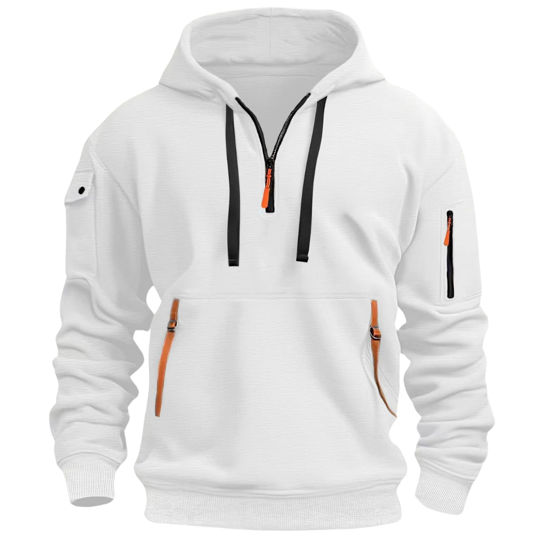 Bastien | Men's Comfortable Zip Front Sports Hoodie
