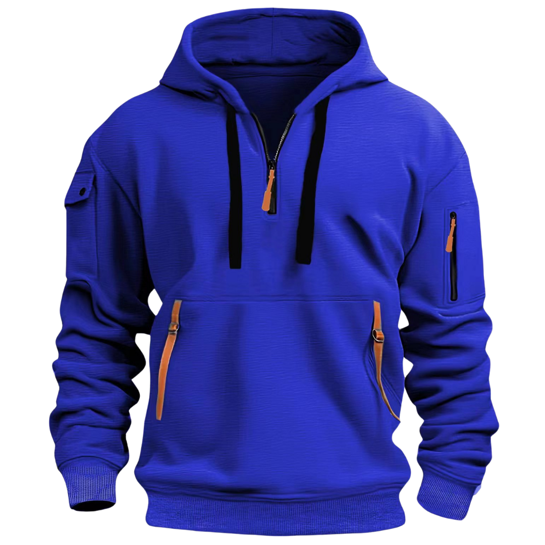 Bastien | Men's Comfortable Zip Front Sports Hoodie