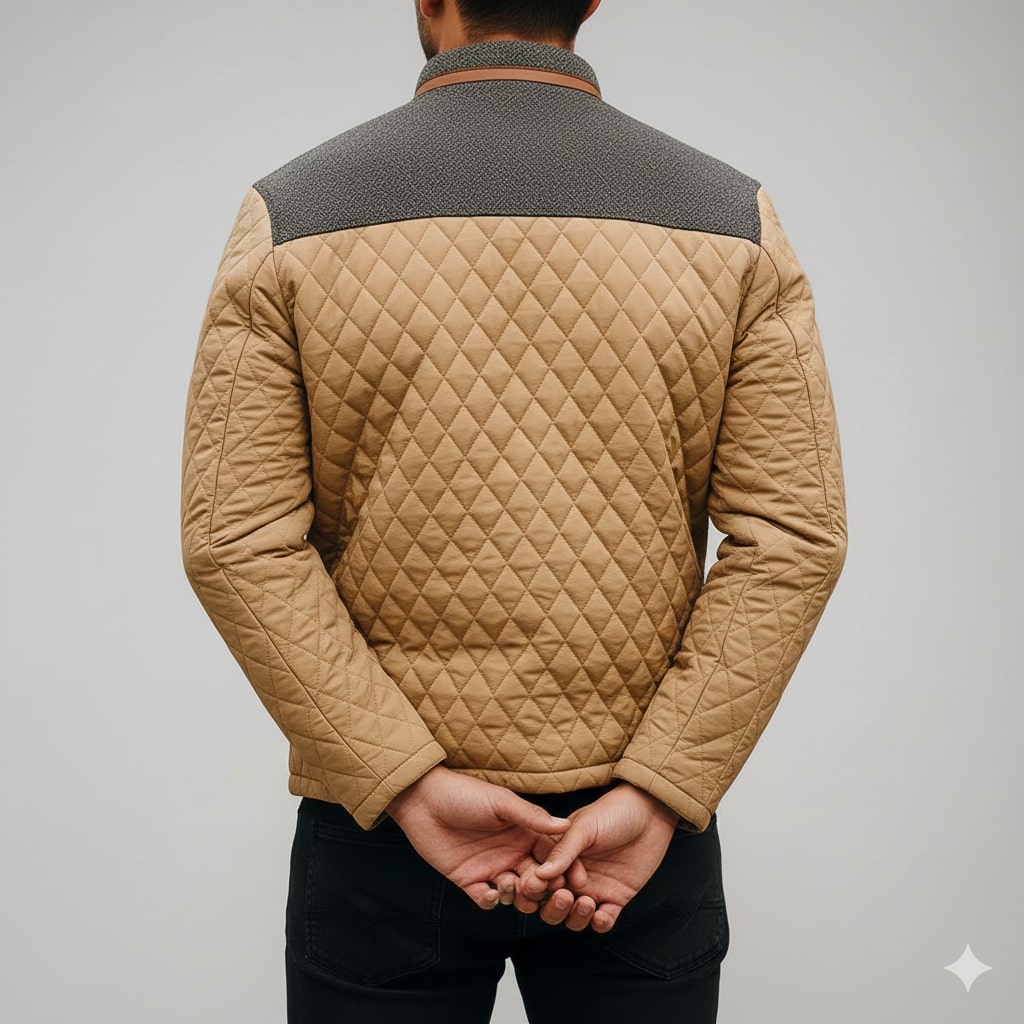 Gabriel Men’s Puffer Jacket – Lightweight Quilted Zip-Up Jacket