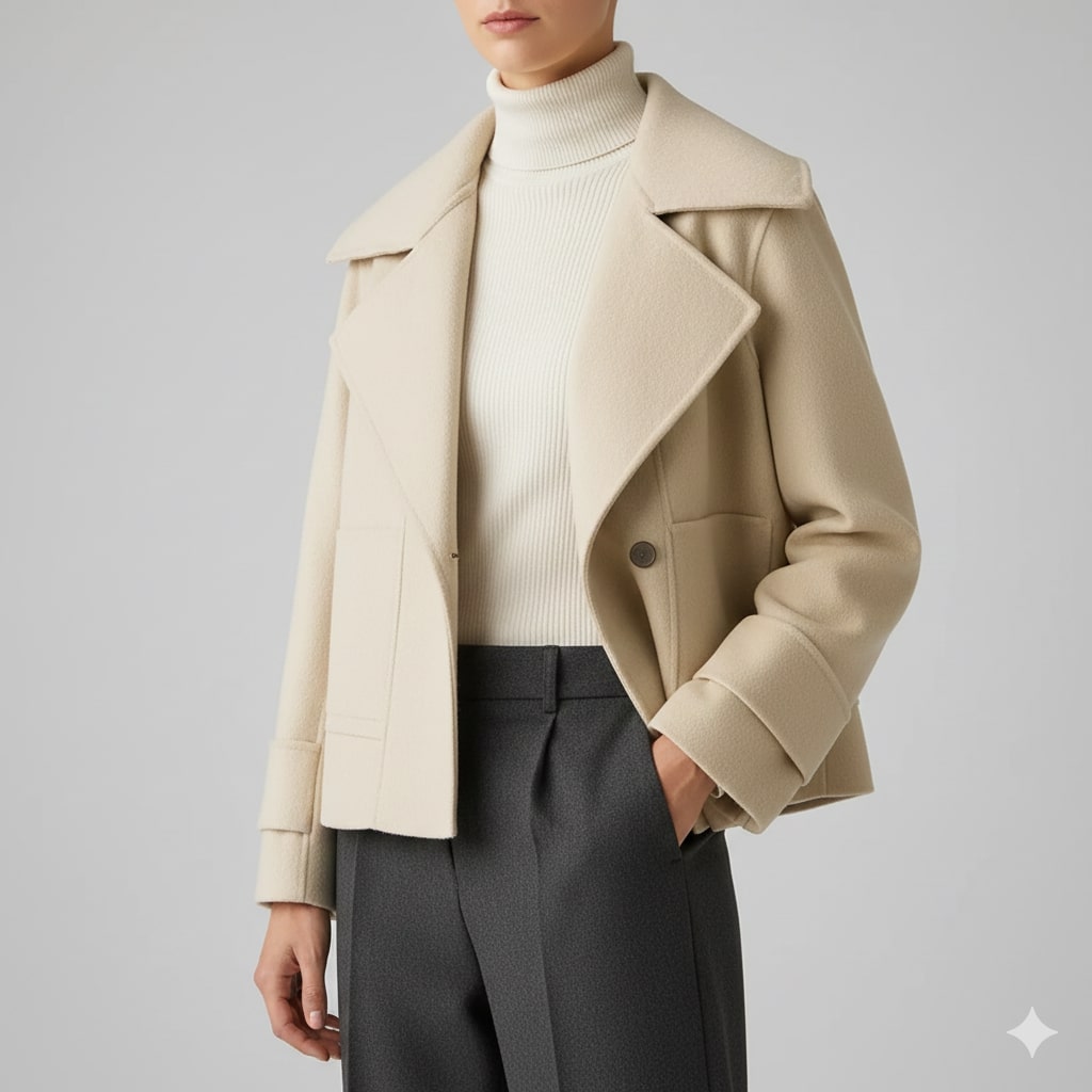 Milena Crop Wool Jacket