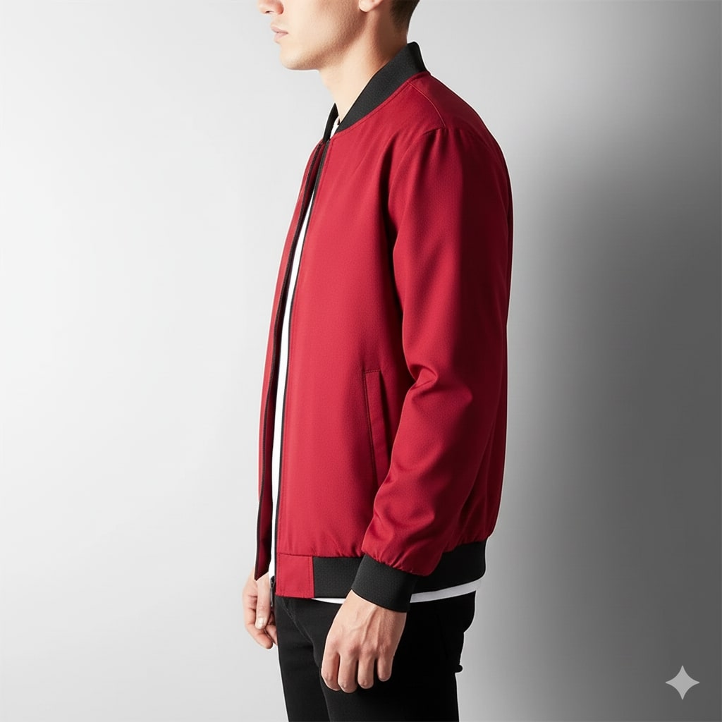 Arda Men’s Bomber Jacket – Wind-Resistant Softshell Lightweight Jacket