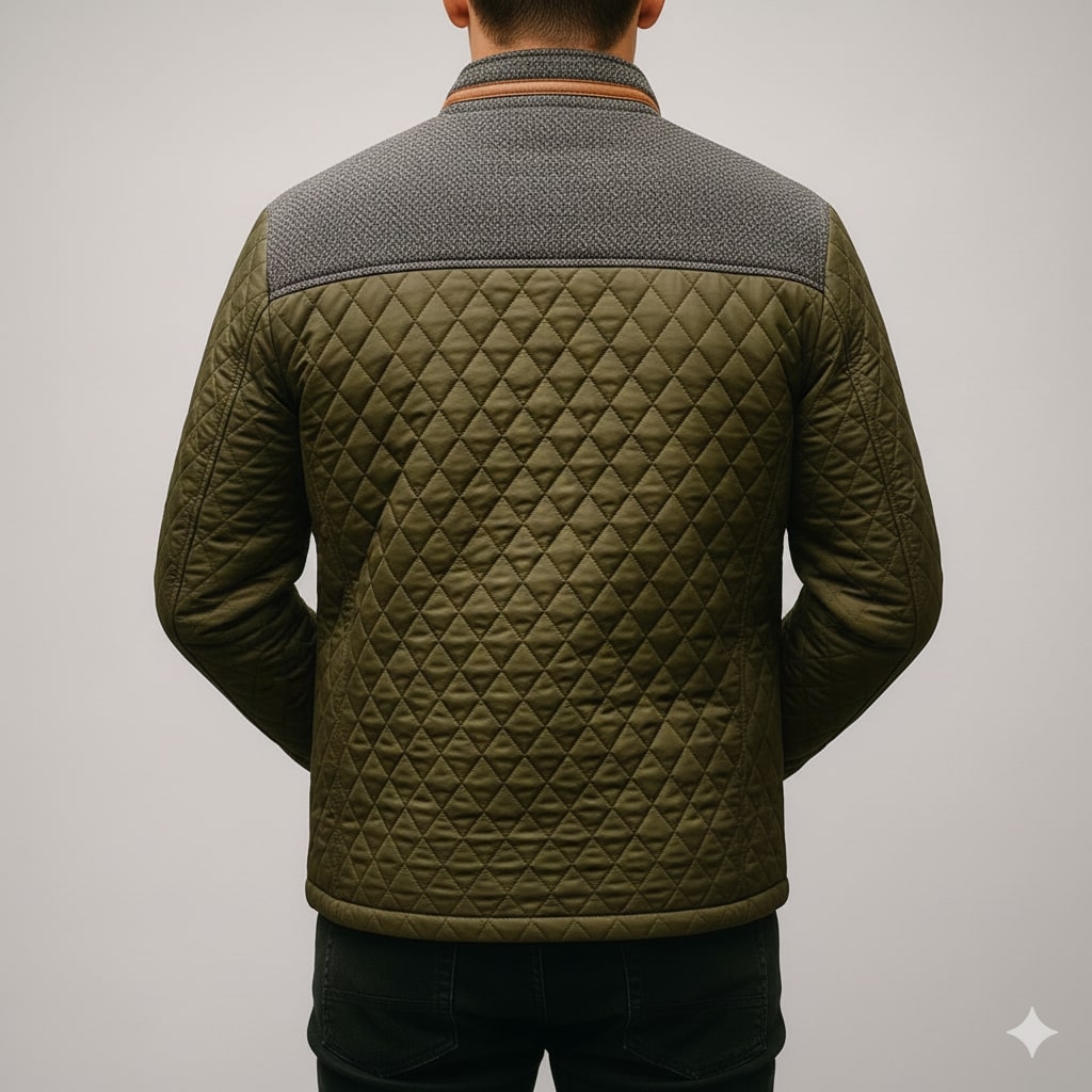 Gabriel Men’s Puffer Jacket – Lightweight Quilted Zip-Up Jacket