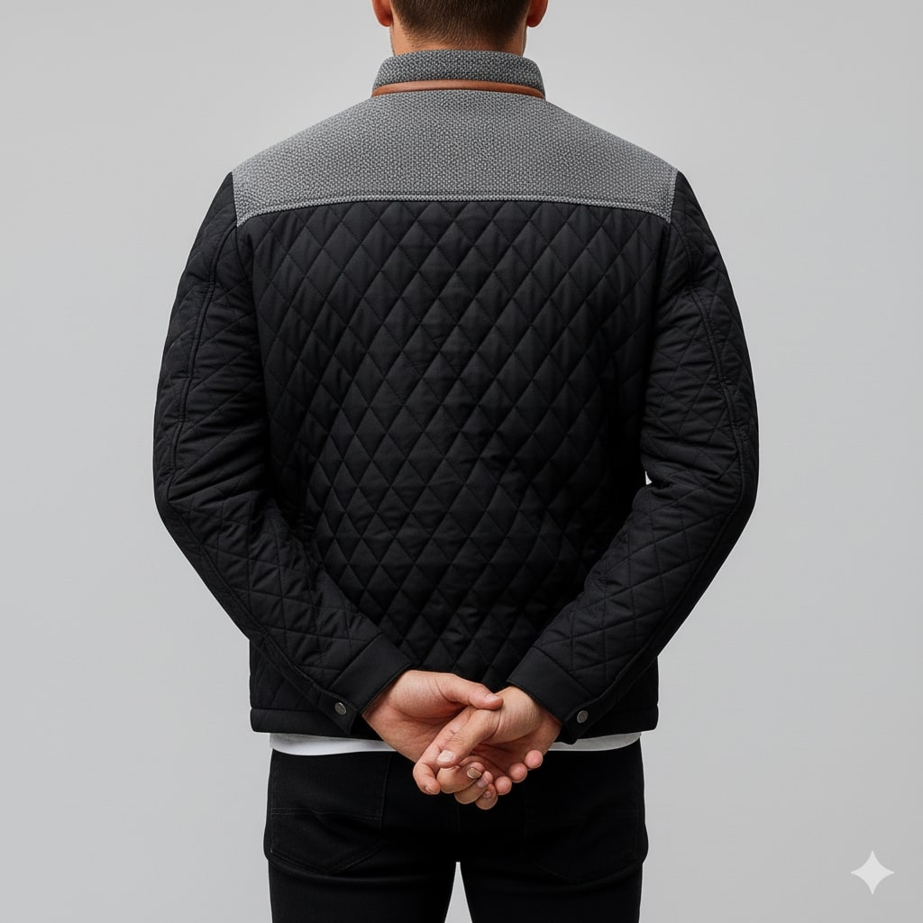 Gabriel Men’s Puffer Jacket – Lightweight Quilted Zip-Up Jacket