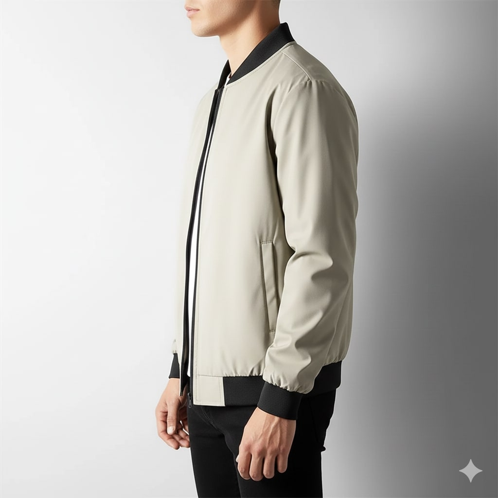 Arda Men’s Bomber Jacket – Wind-Resistant Softshell Lightweight Jacket