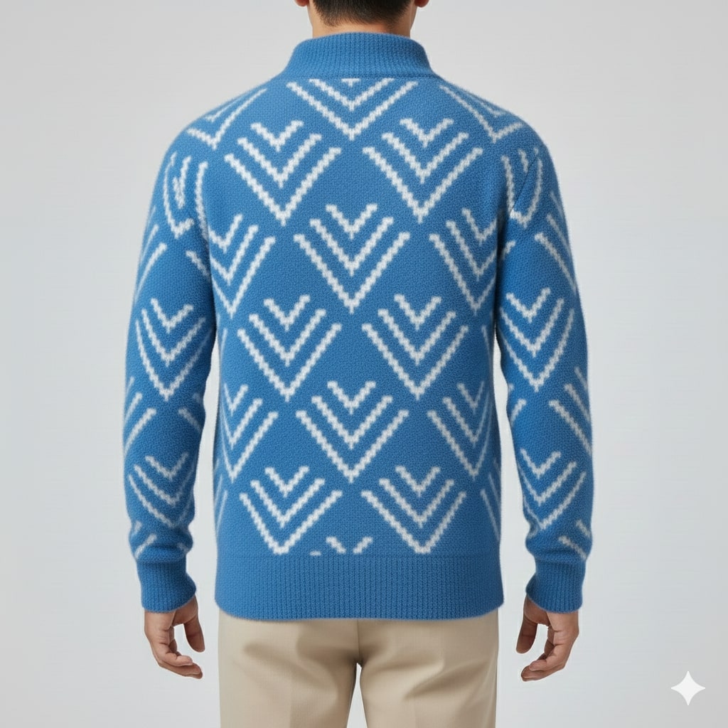 Rémi Men’s Knit Sweater – Plush Winter Pullover for Layered Warmth