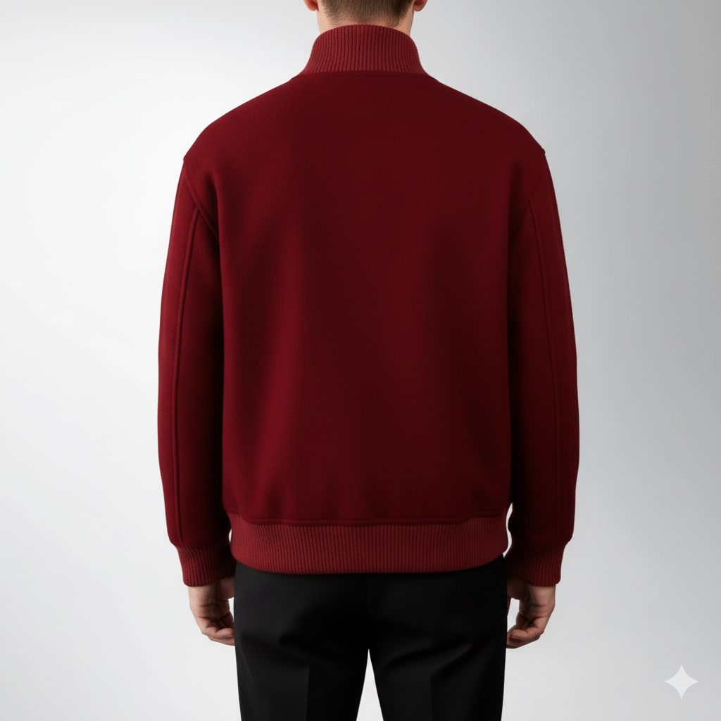 Dimitri Men's Wool Jacket – Structured Lightweight Jacket with Sharp Minimal Silhouette