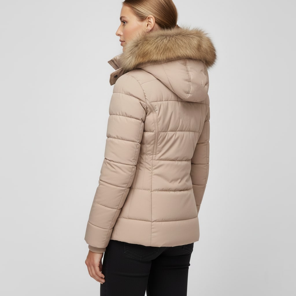 Victoria Women’s Winter Jacket – Insulated Zip-Up Hooded Jacket