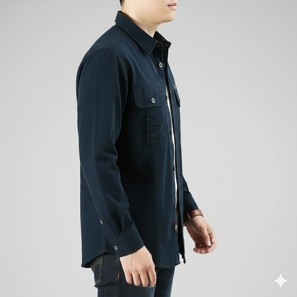 Boris Men’s Long Sleeve Shirt – Durable Cotton Shirt for Everyday Adventures