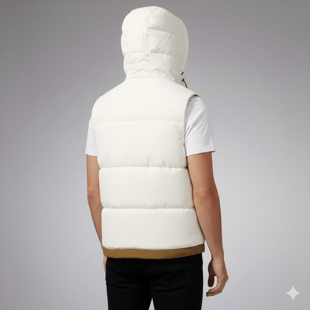 Matej Men’s Puffer Vest – Insulated Lightweight Outerwear with Detachable Hood