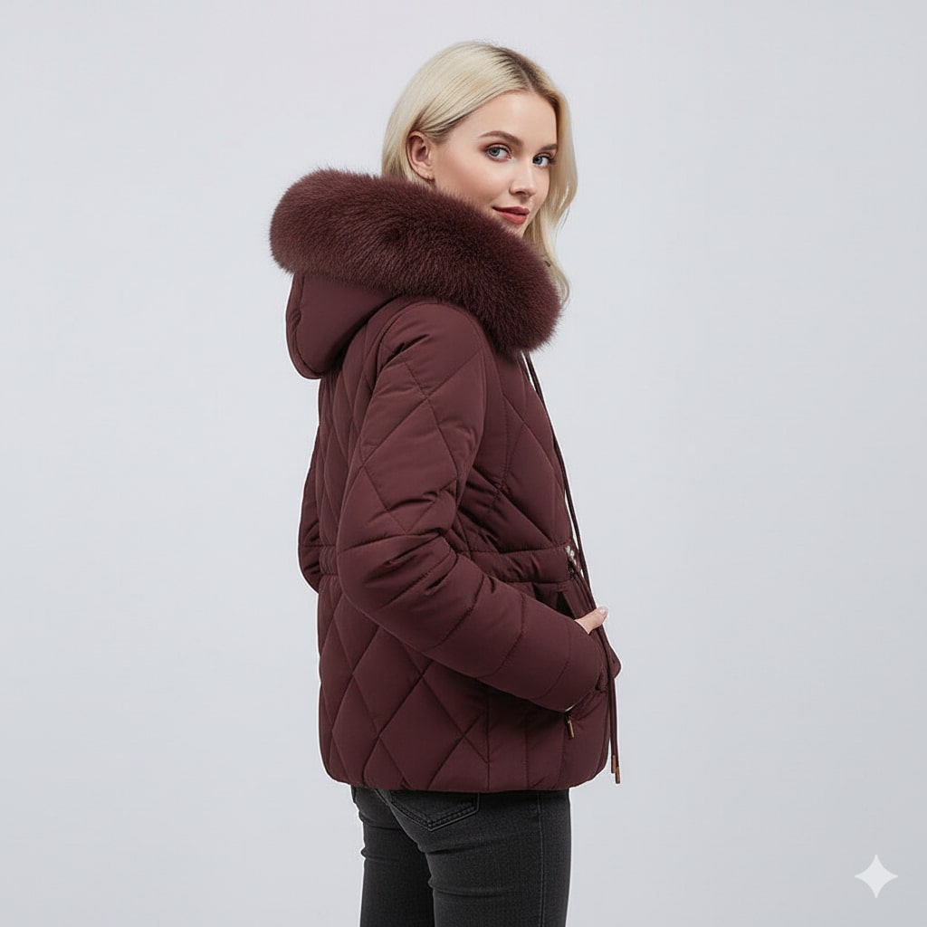 Isla Women's Puffer Jacket – Insulated Thermal Quilted Winter Jacket
