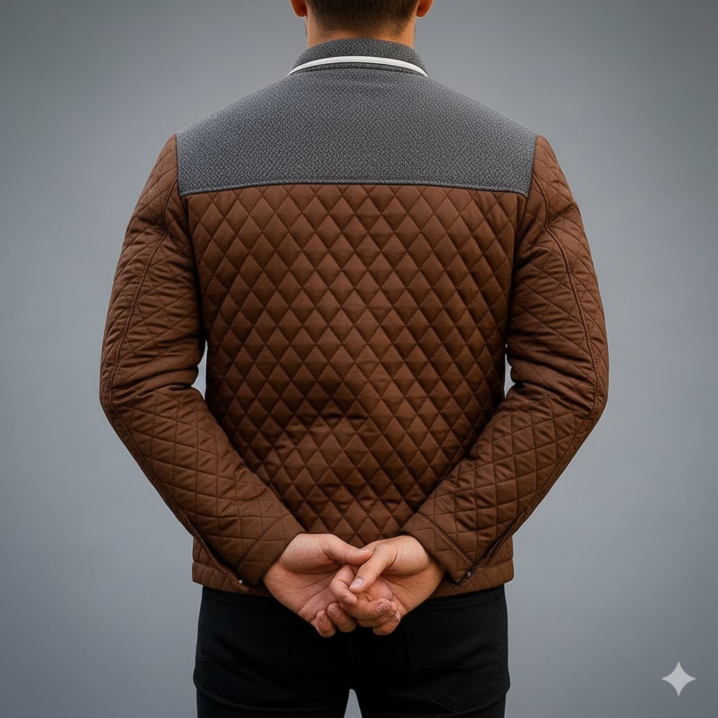 Gabriel Men’s Puffer Jacket – Lightweight Quilted Zip-Up Jacket