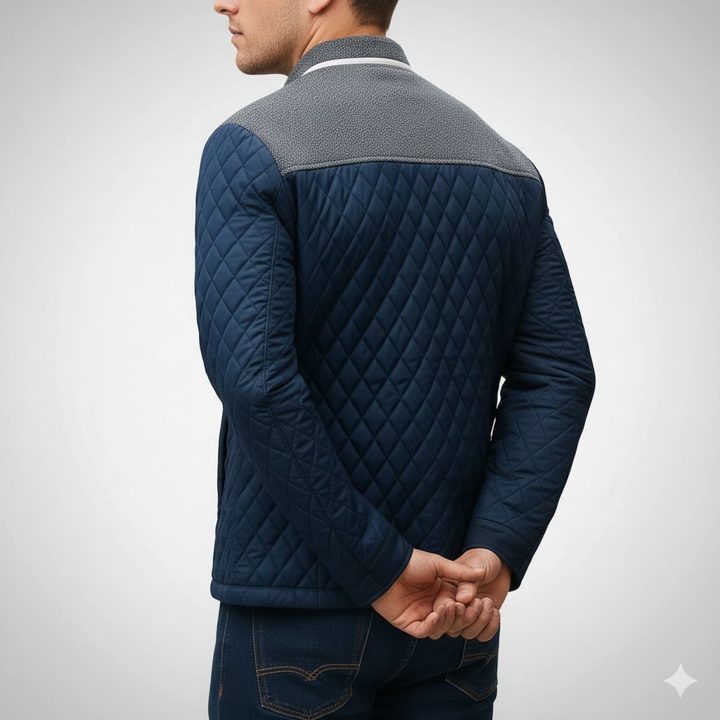 Gabriel Men’s Puffer Jacket – Lightweight Quilted Zip-Up Jacket