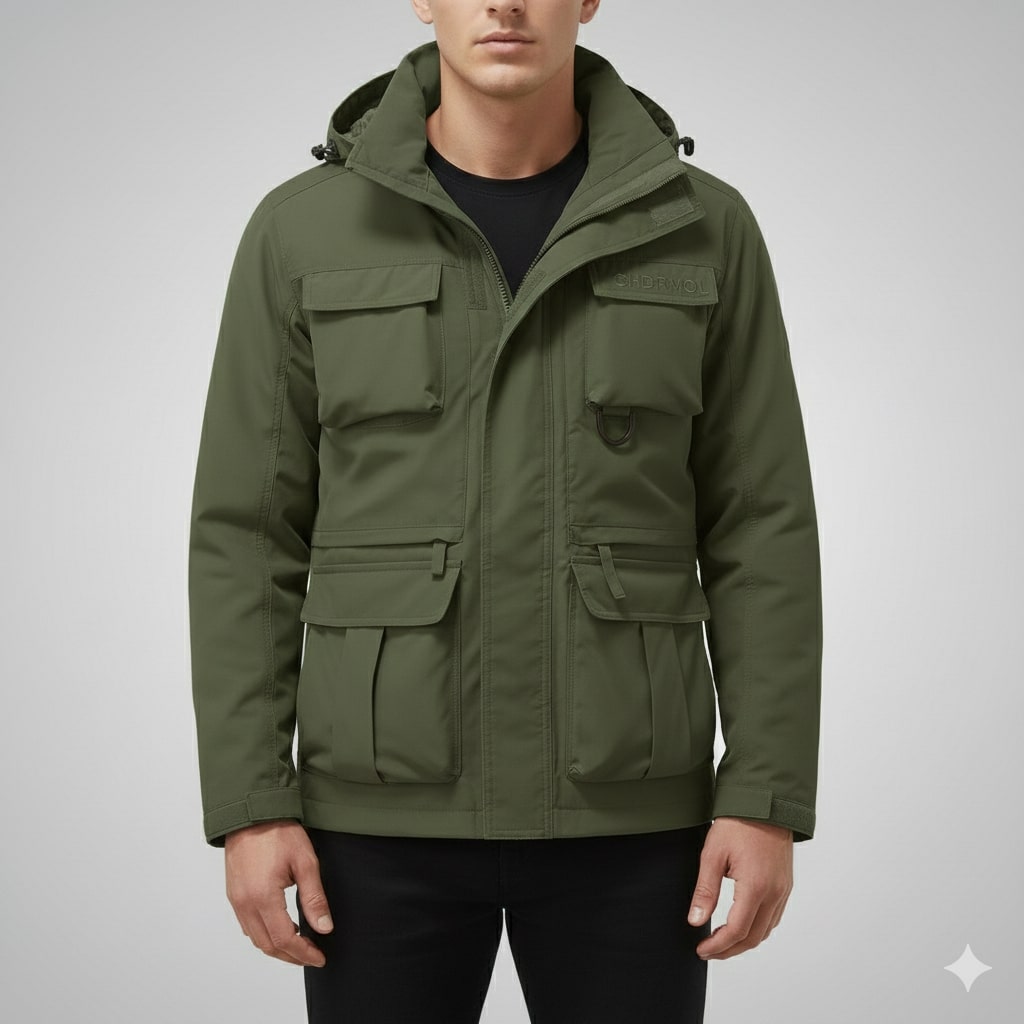 Joris Men’s Jacket – Military Style Winter Jacket with Rugged Structured Fit
