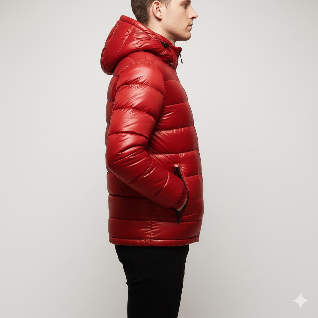 Luka Men’s Quilted Jacket – Cotton-Filled Insulated Winter Puffer Jacket