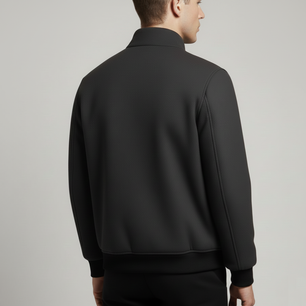 Aurelien Men’s Fleece Jacket – Weatherproof Jacket with Textured Finish