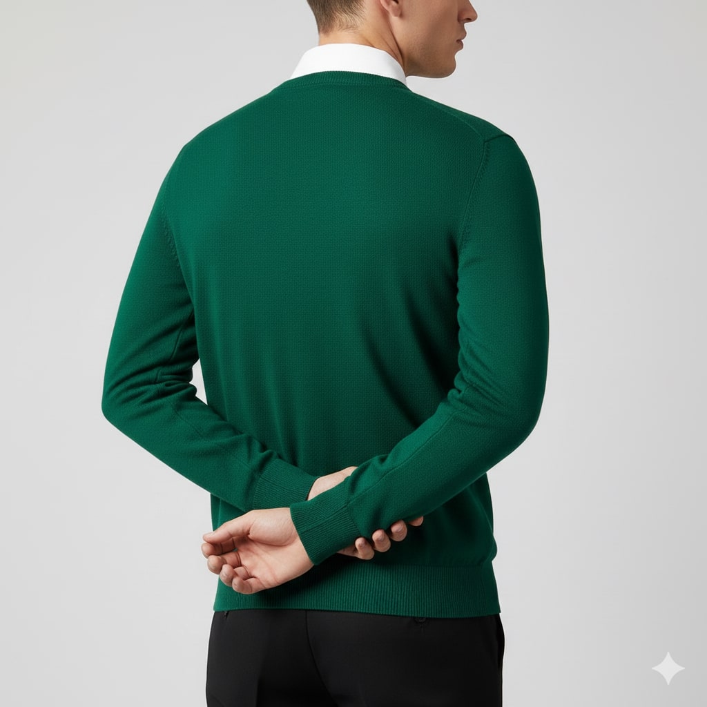 Onur Men’s Knit Sweater – Lightweight V-Neck Pullover