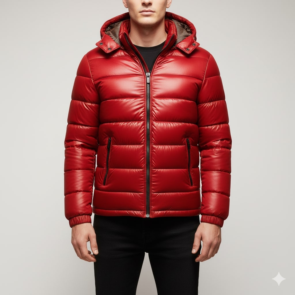 Luka Men’s Quilted Jacket – Cotton-Filled Insulated Winter Puffer Jacket