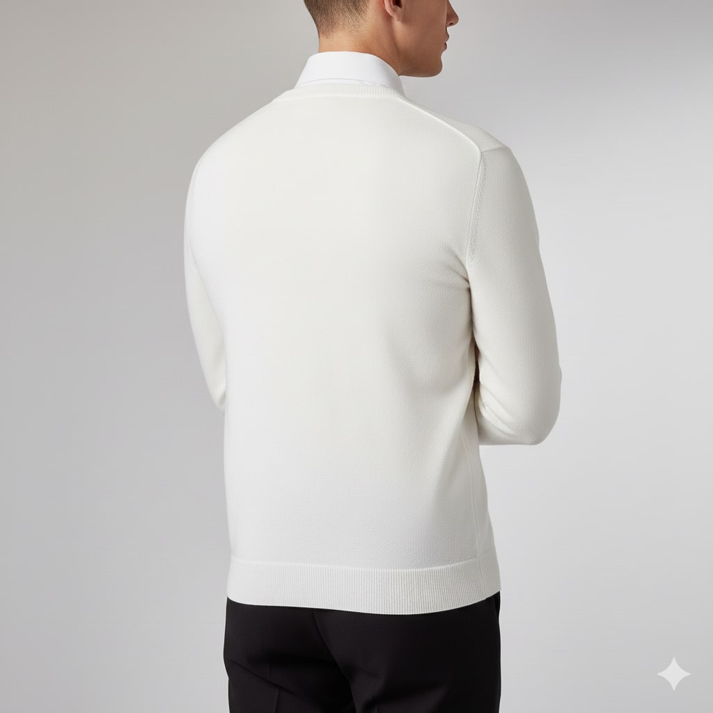 Onur Men’s Knit Sweater – Lightweight V-Neck Pullover