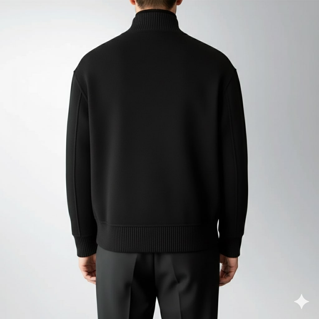 Dimitri Men's Wool Jacket – Structured Lightweight Jacket with Sharp Minimal Silhouette