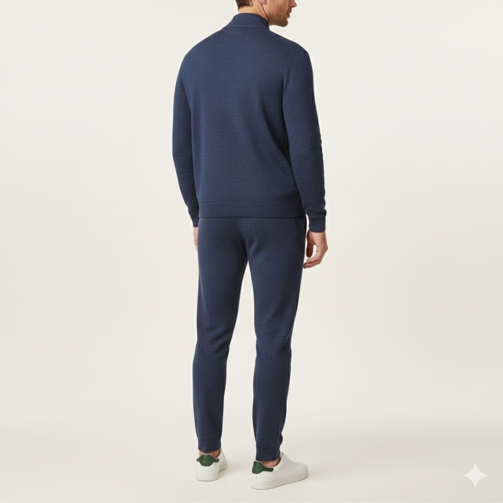 Julien Men’s Tracksuit – Soft Full-Zip Jacket & Tailored Lounge Pants