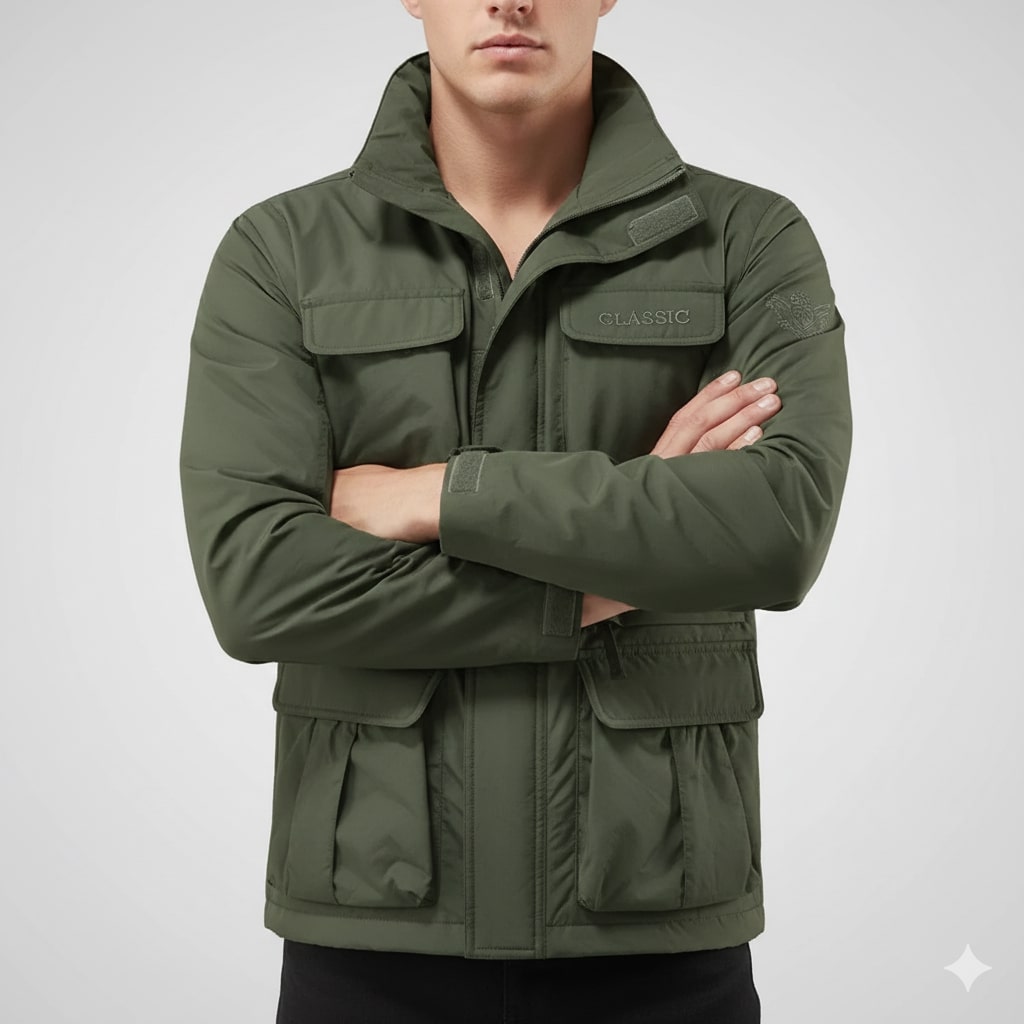 Joris Men’s Jacket – Military Style Winter Jacket with Rugged Structured Fit