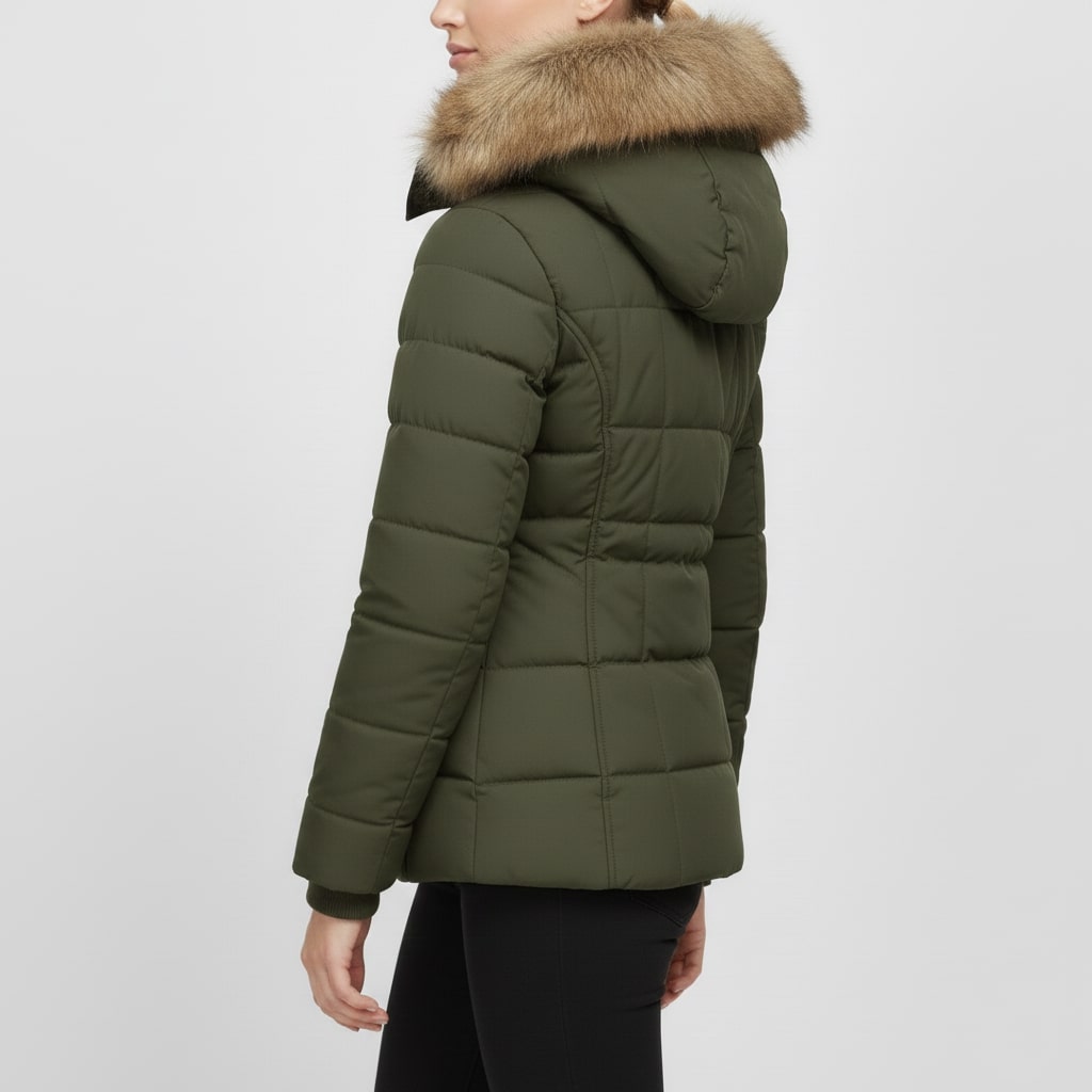 Victoria Women’s Winter Jacket – Insulated Zip-Up Hooded Jacket