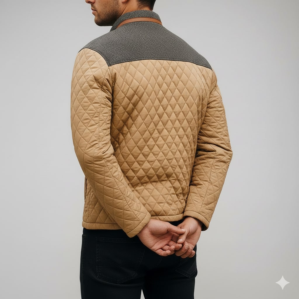 Gabriel Men’s Puffer Jacket – Lightweight Quilted Zip-Up Jacket