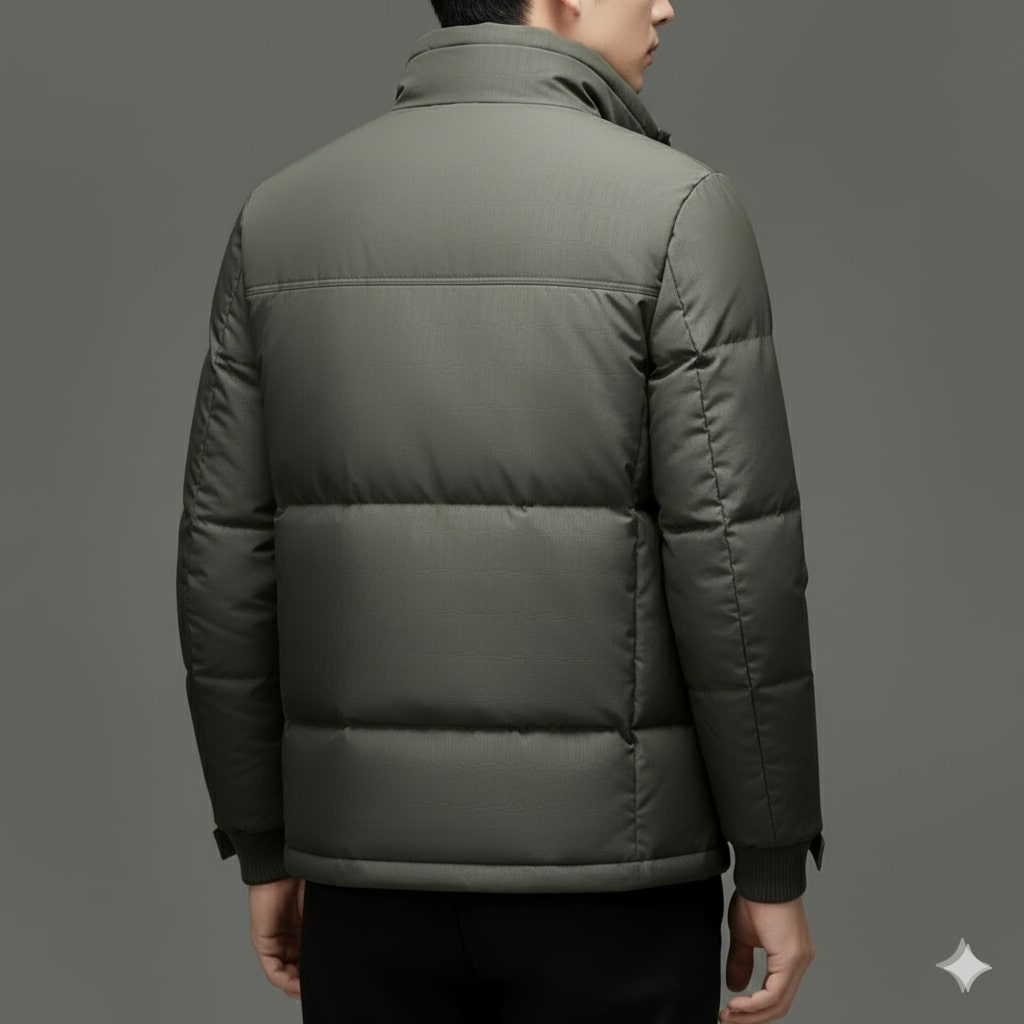 Dylan Men’s Down Jacket – High-Fill Insulated Puffer Jacket for Winter Warmth