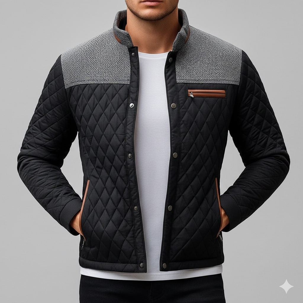 Gabriel Men’s Puffer Jacket – Lightweight Quilted Zip-Up Jacket