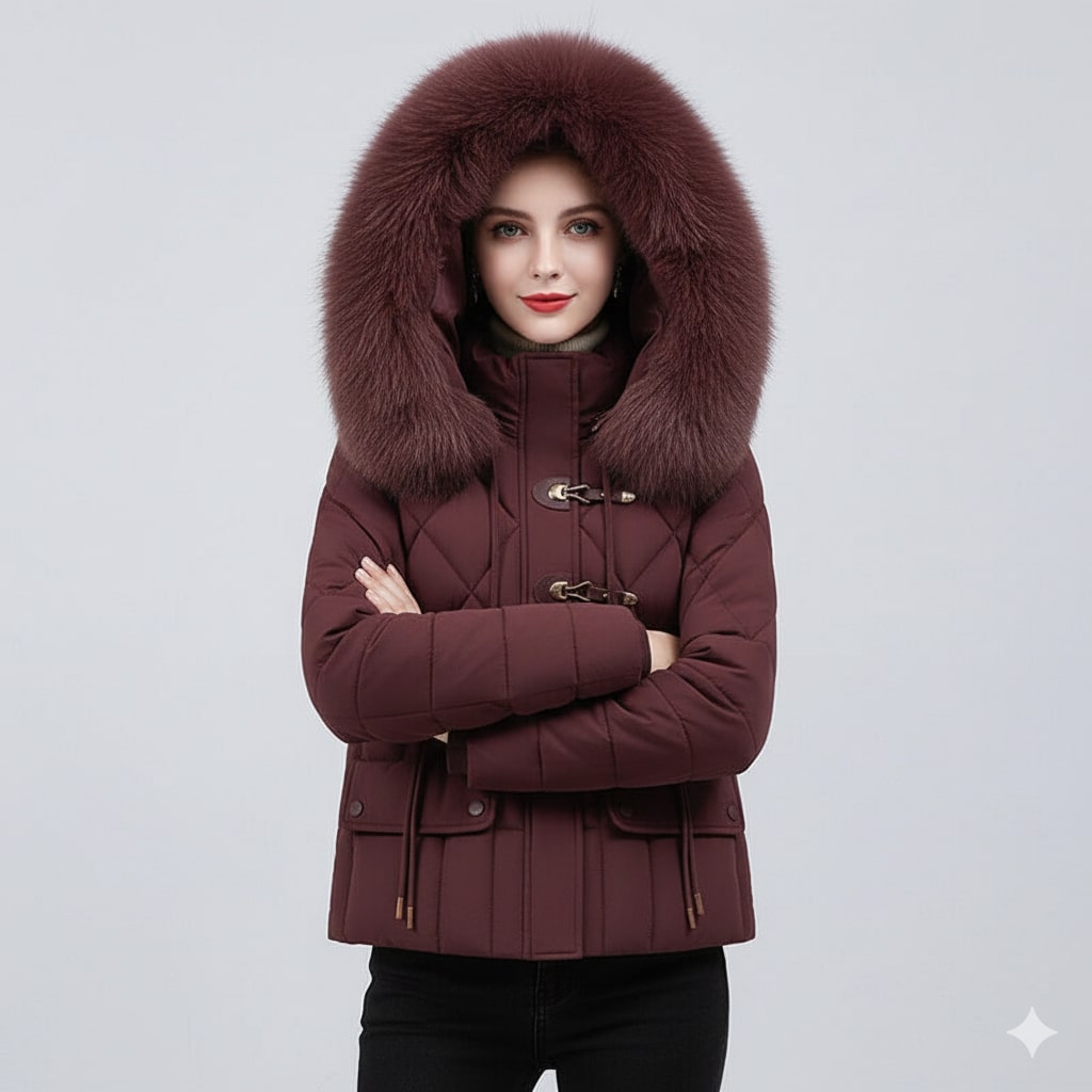 Isla Women's Puffer Jacket – Insulated Thermal Quilted Winter Jacket