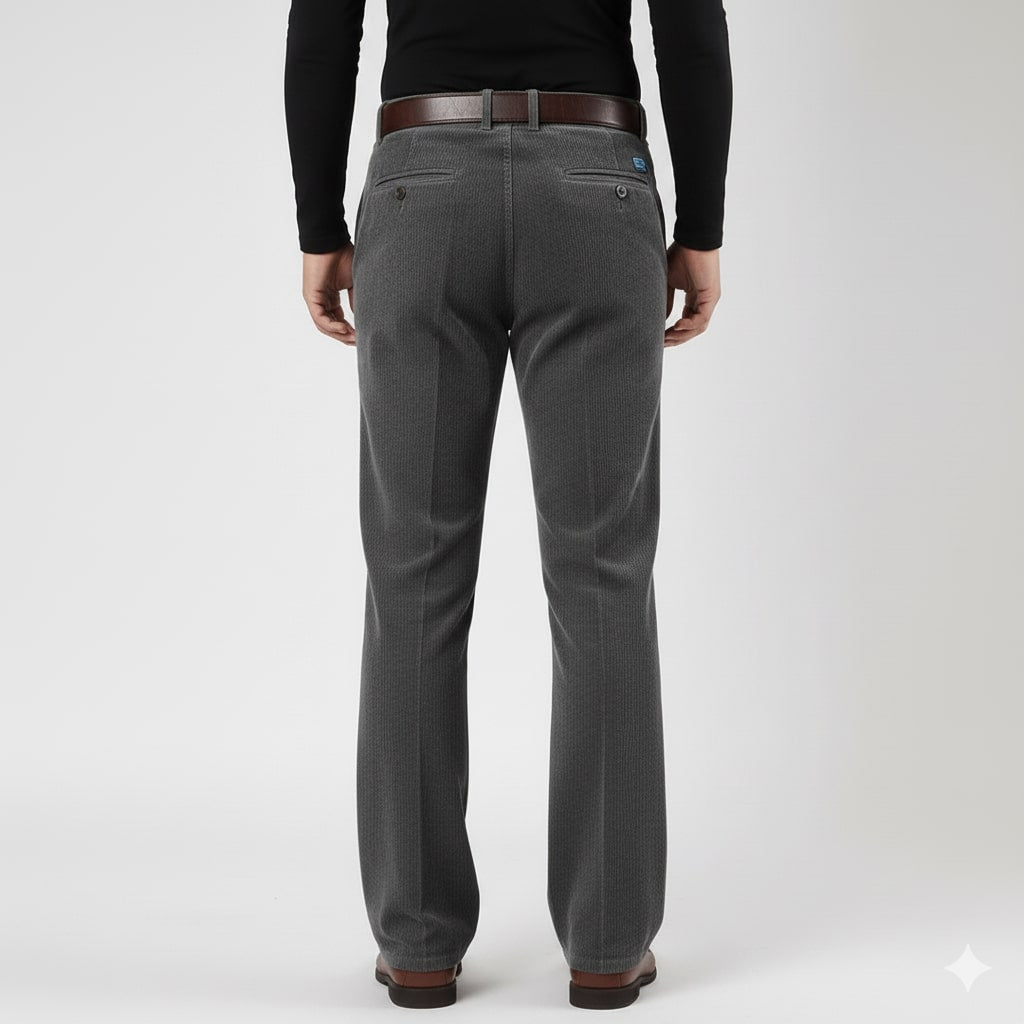 Omar Men’s Corduroy Trousers – Soft Cotton Corduroy Pants with Warm Structured Feel