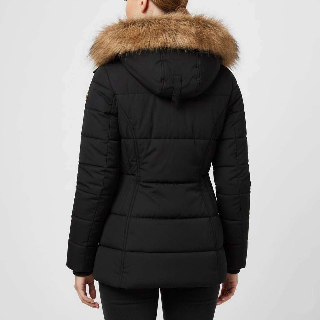 Victoria Women’s Winter Jacket – Insulated Zip-Up Hooded Jacket