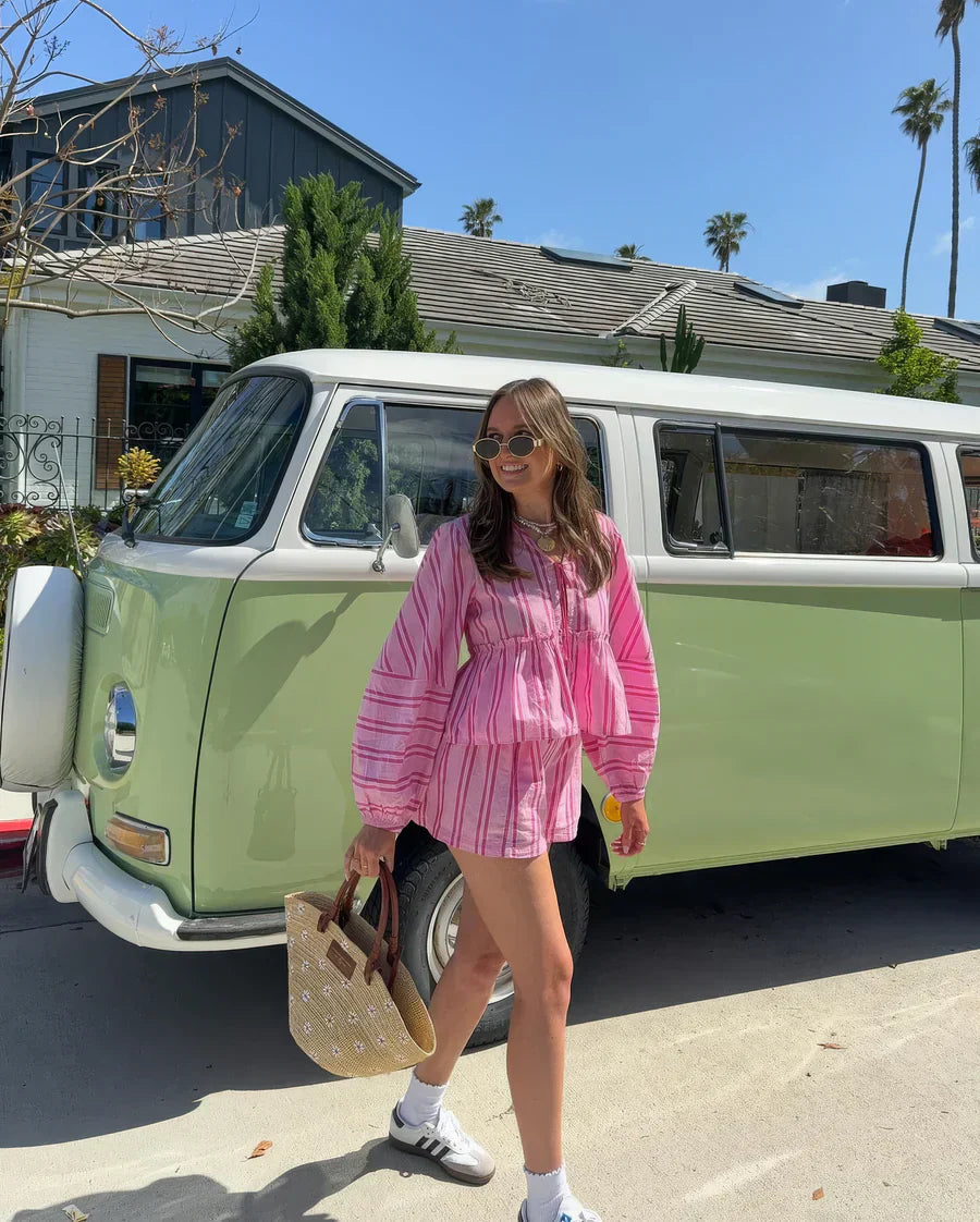 Tess | Elegant Summer Striped Set