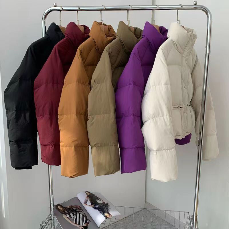 Jasmijn Women’s Cotton Winter Jacket – Thickened Cropped Design