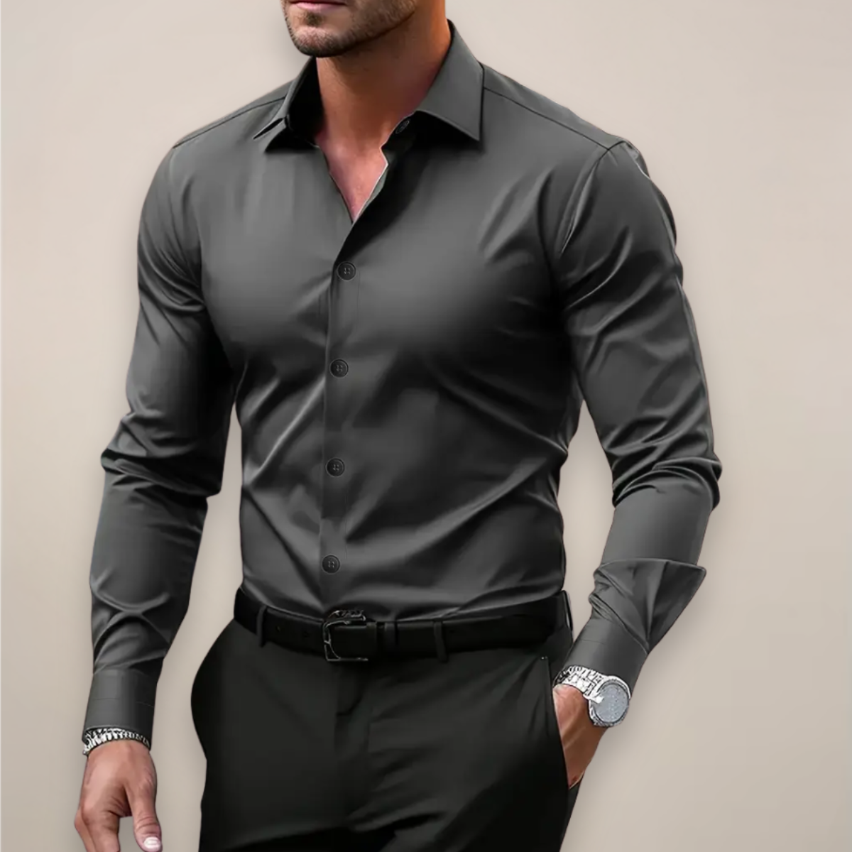 Damien | Men’s Stylish Spring Slim Fit Shirt