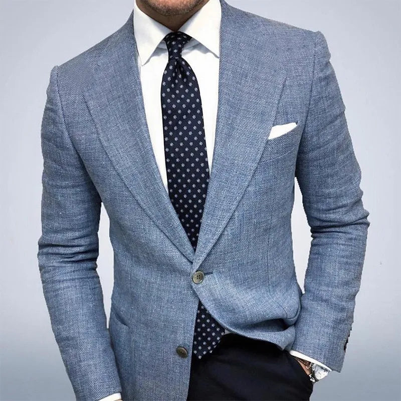 Dario | Men’s Spring Textured Tailored Blazer Jacket