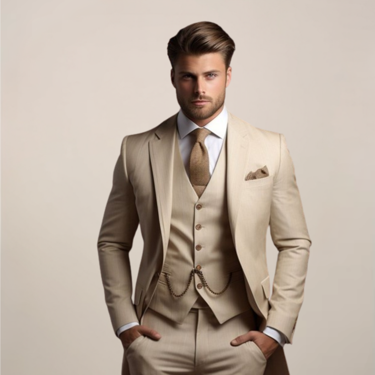Romain | Men’s Spring Formal Three-Piece Suit