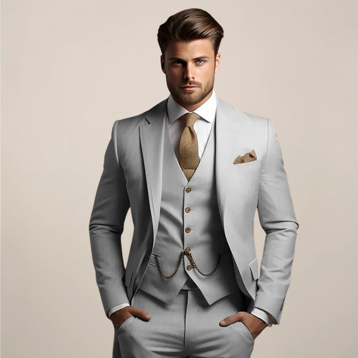Romain | Men’s Spring Formal Three-Piece Suit
