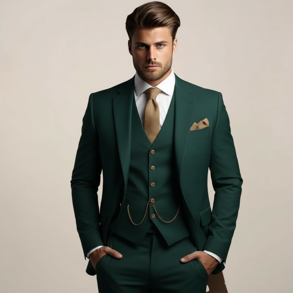 Romain | Men’s Spring Formal Three-Piece Suit