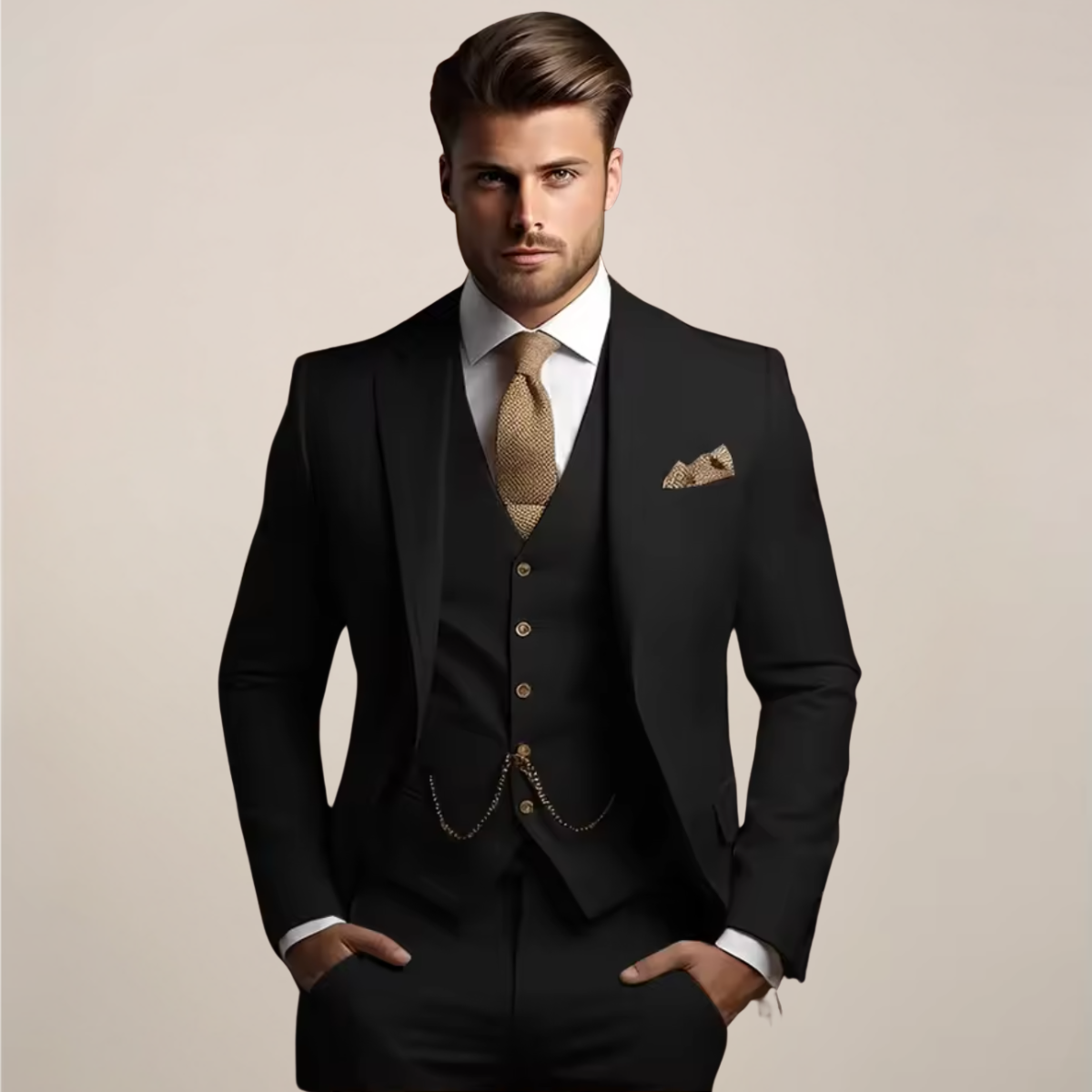 Romain | Men’s Spring Formal Three-Piece Suit
