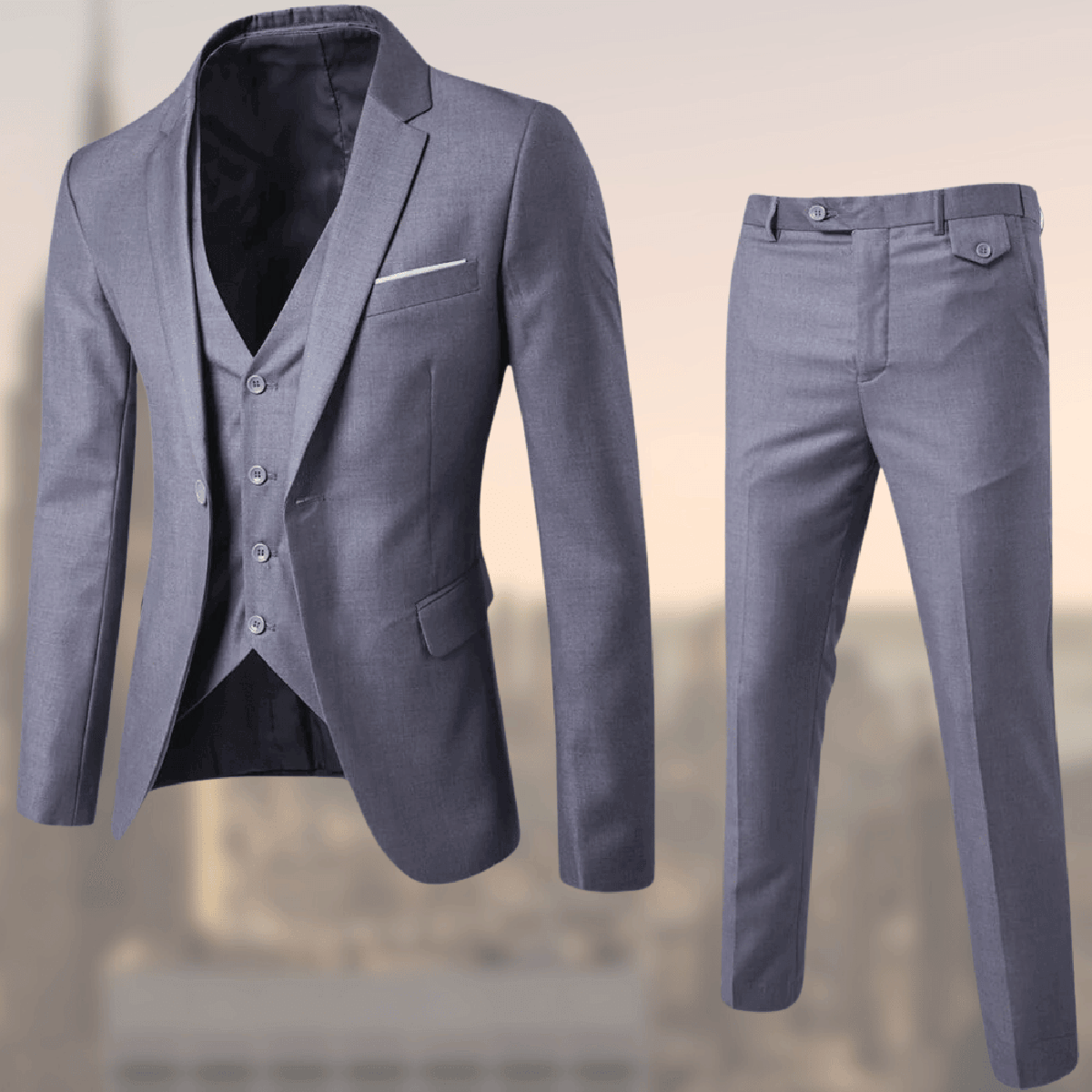 Liam | Men’s Three Piece Slim Fit Suit Set