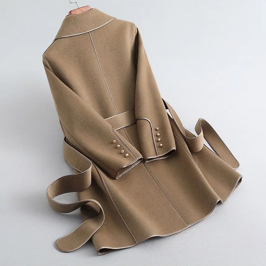 Penelope Women’s Wool Coat – Slim Fit Mid-Length Winter Outerwear