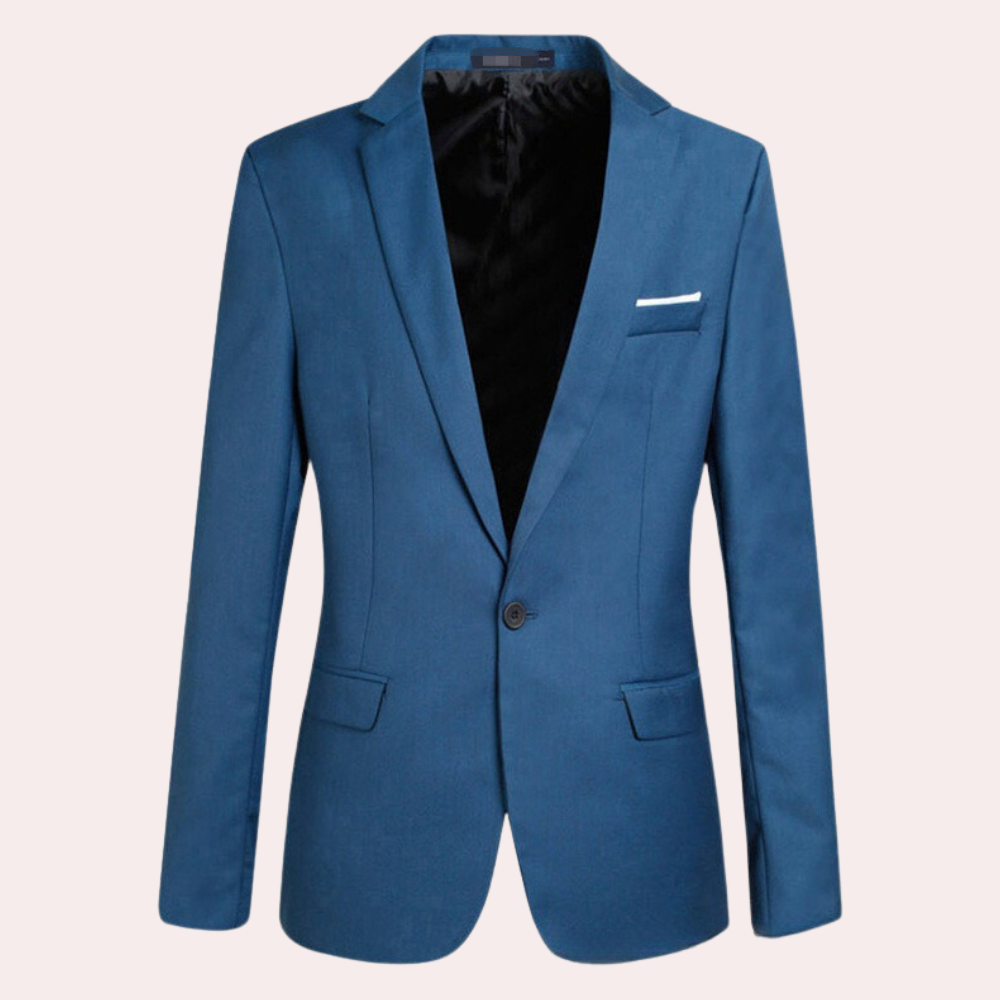 Kerem | Men’s One-Button Tailored Formal Blazer