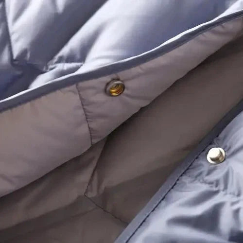 Svetlana Women’s Duck Down Jacket – Ultralight Warmth with Adjustable Hood