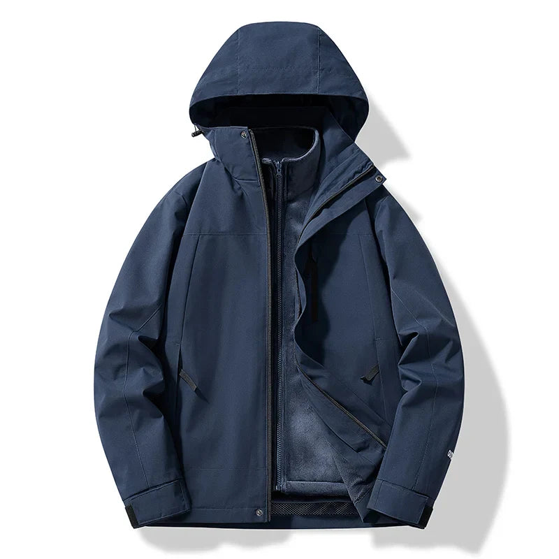 Guillaume | Men’s Functional Zip Front Hooded Jacket
