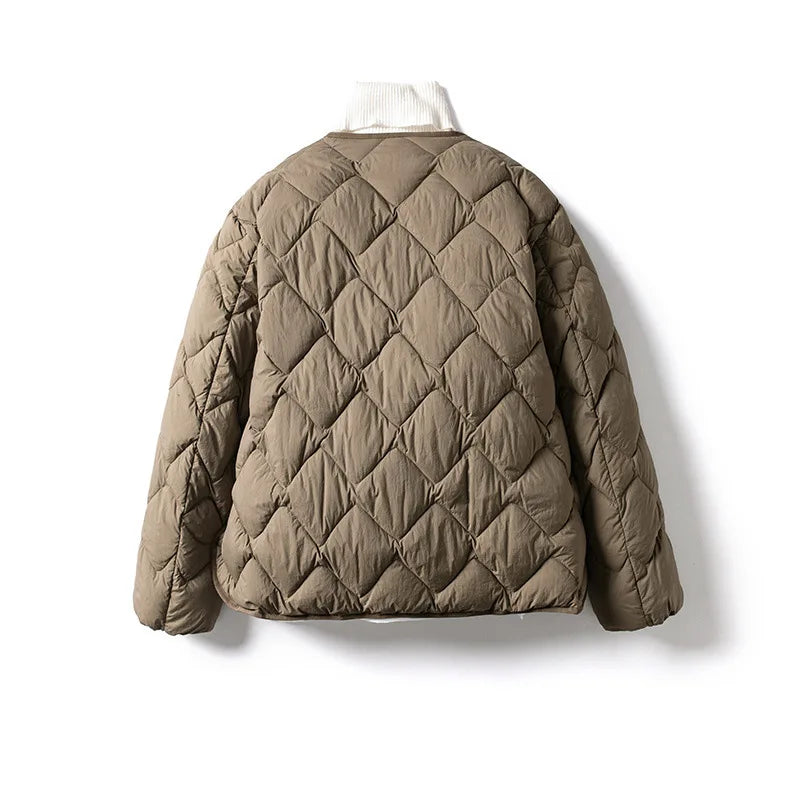 Juliette Women’s Quilted Down Jacket – Lightweight Warmth for Cold Weather