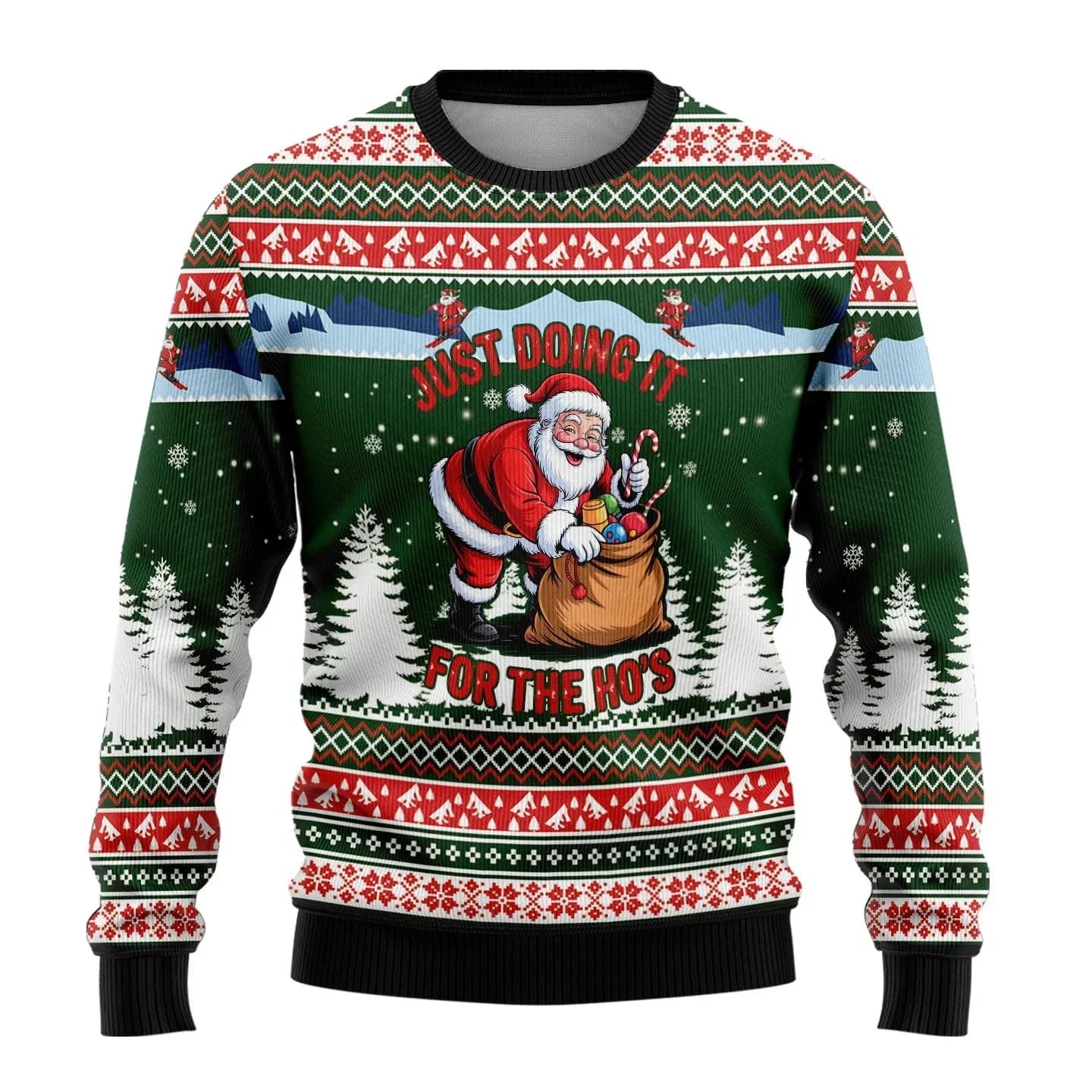 Noah | Men’s Snowman Print Christmas Sweater